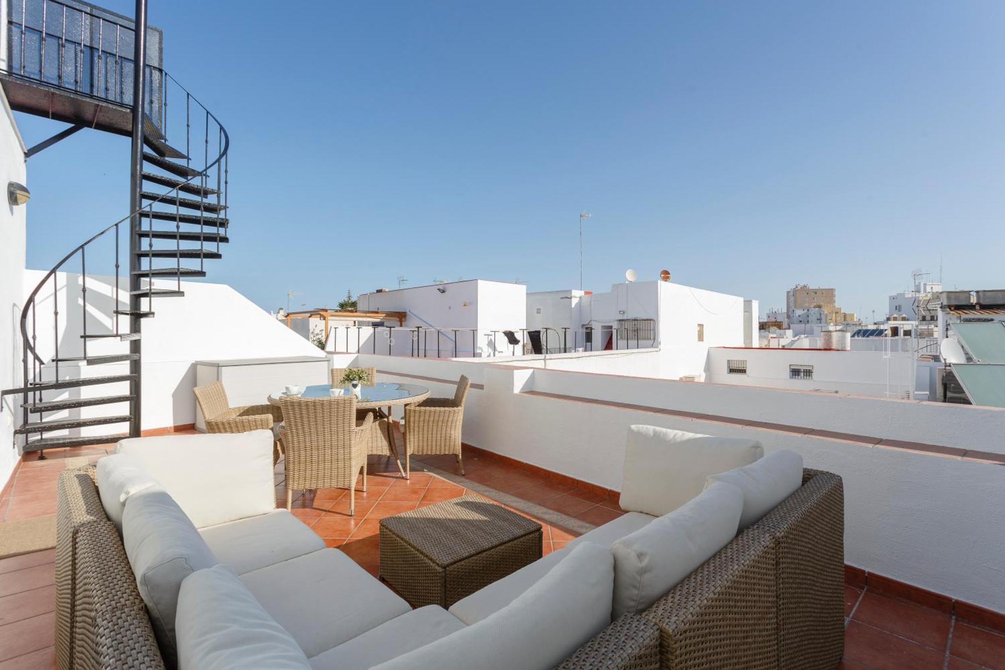 El Atico De Los Ingleses By Cadiz4Rentals (Adults Only) Luaran gambar