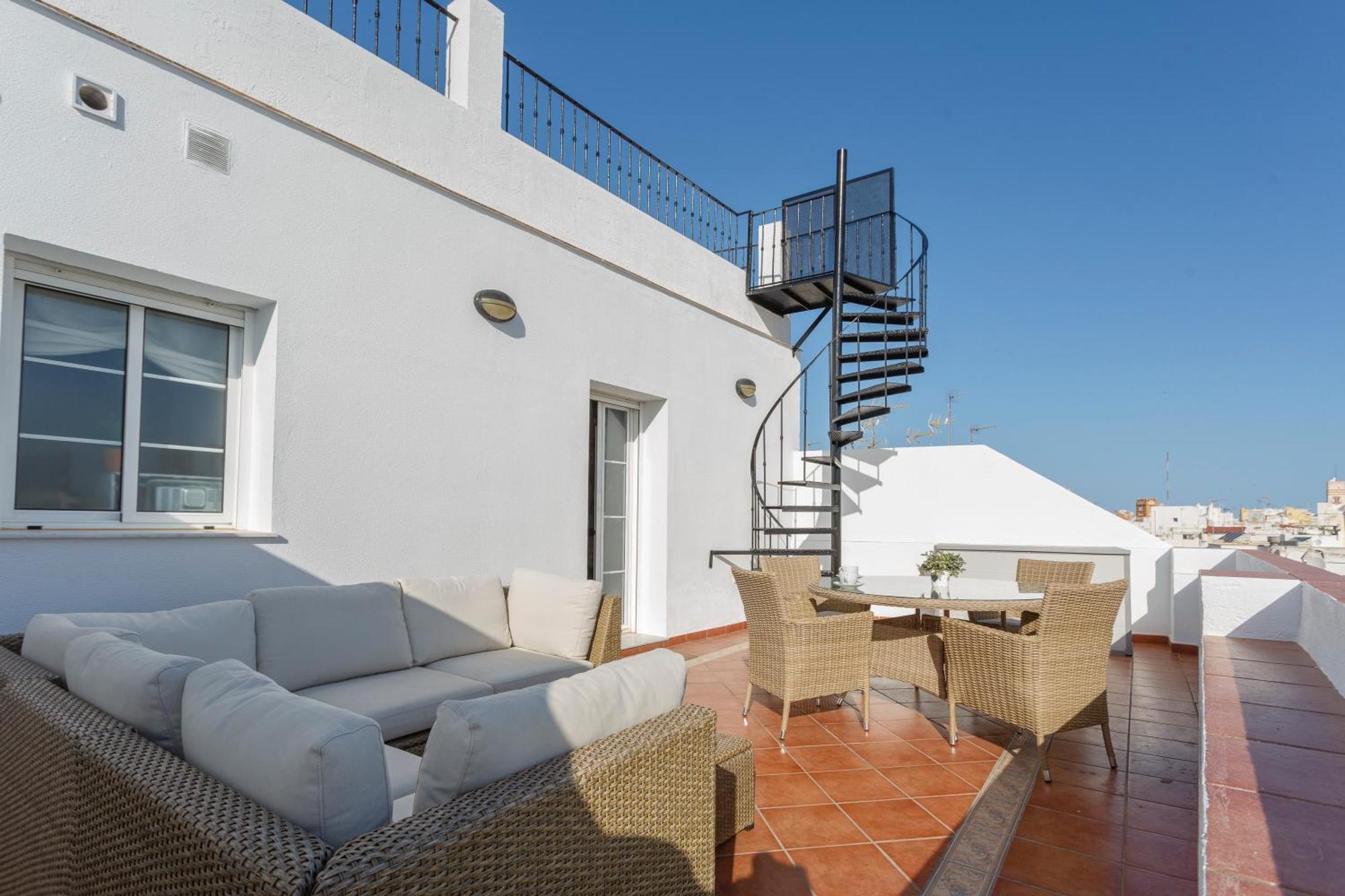 El Atico De Los Ingleses By Cadiz4Rentals (Adults Only) Luaran gambar